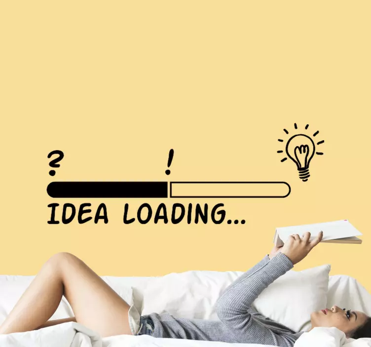 Loading idea video game decal - TenStickers