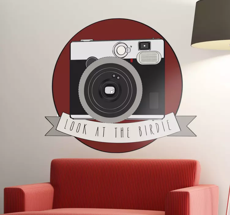 Look at the Birdie Wall Sticker - TenStickers