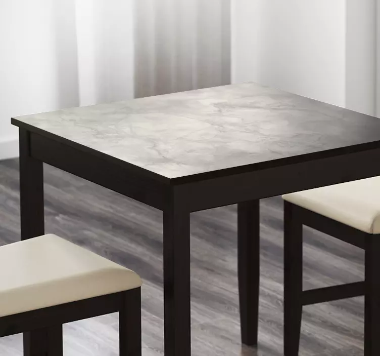 Marble Effect Table Sticker - TenStickers