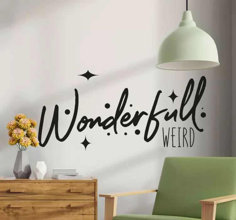 Fantastic Quirky Saying wall quote decal - TenStickers