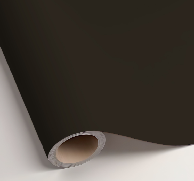 Matte Dark Brown plain sticker - TenStickers