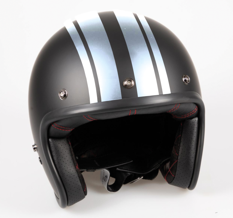 Monocolor racing lines motorcycle decal - TenStickers