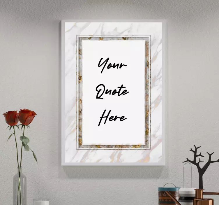Motivational Saying Frame wall quote decal - TenStickers
