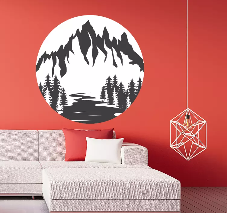 Mountain Piz Pü country sticker - TenStickers