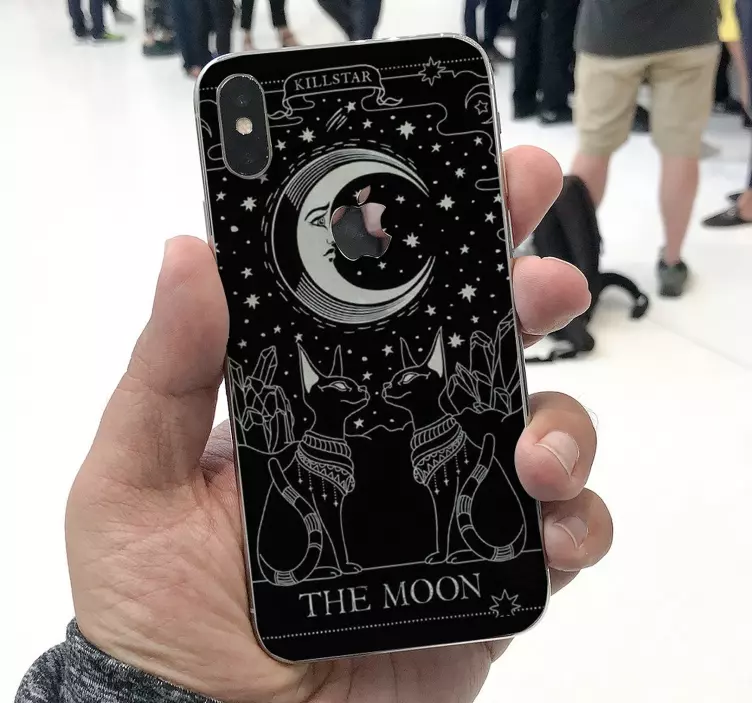 MYSTICAL MOON DOGS iPhone sticker - TenStickers