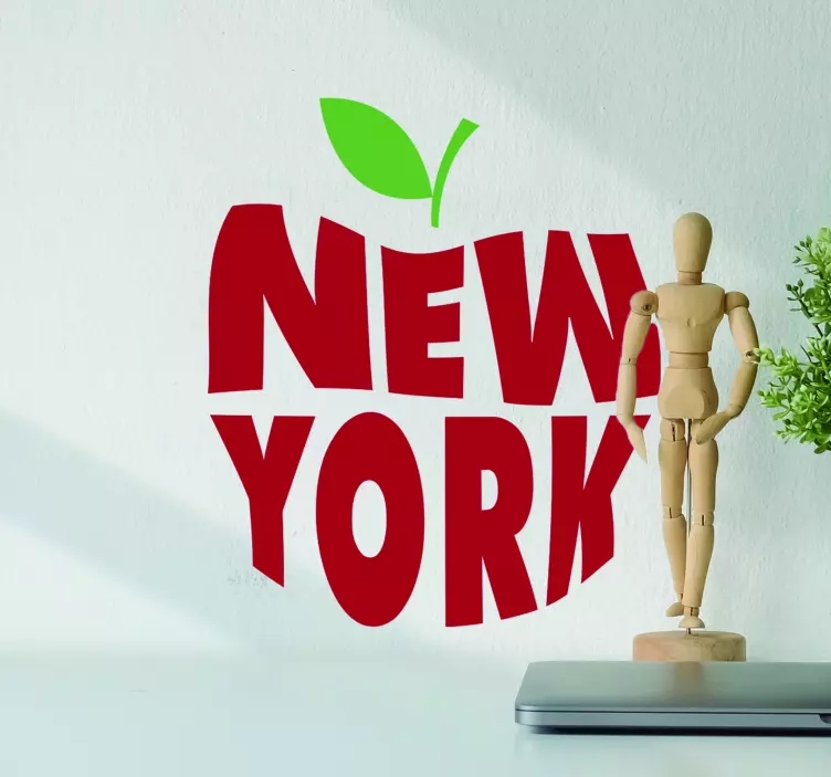 New York Home Wall Sticker - TenStickers