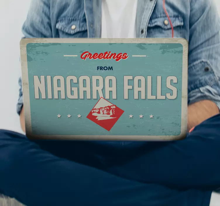 Niagra Falls Laptop Decor - TenStickers