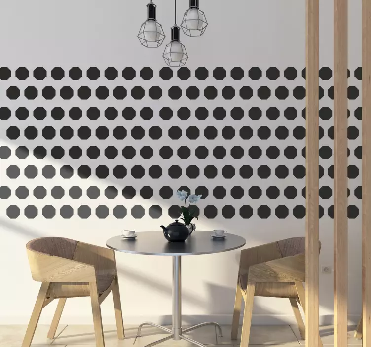 Octagonal Shapes Sheet Sticker - TenStickers