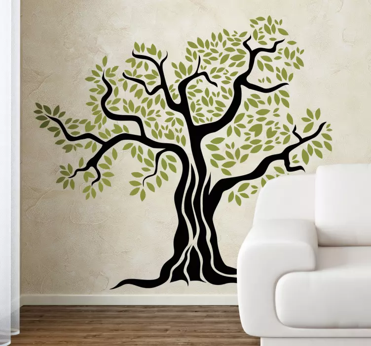 Old Olive Tree Wall Sticker - TenStickers