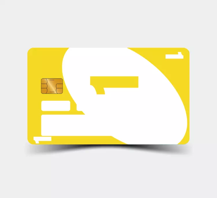 Original design UNO cards game bank card decal - TenStickers