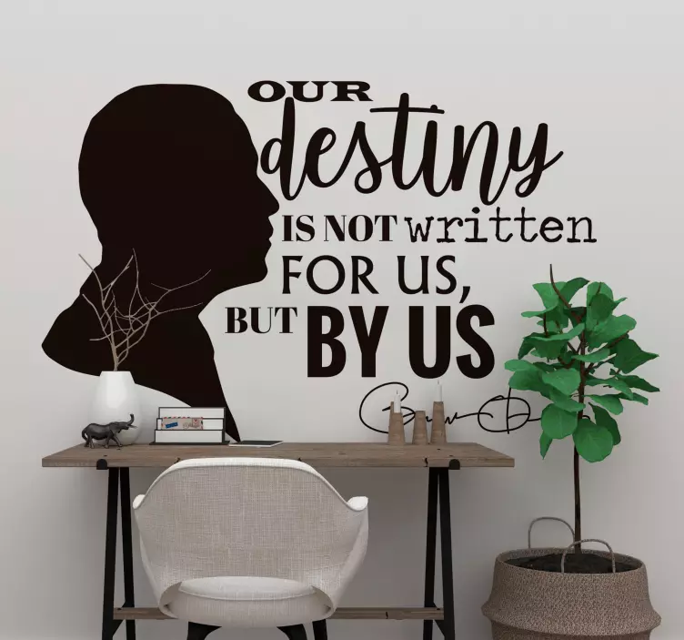 Our Destiny Obama Quote Sticker - TenStickers