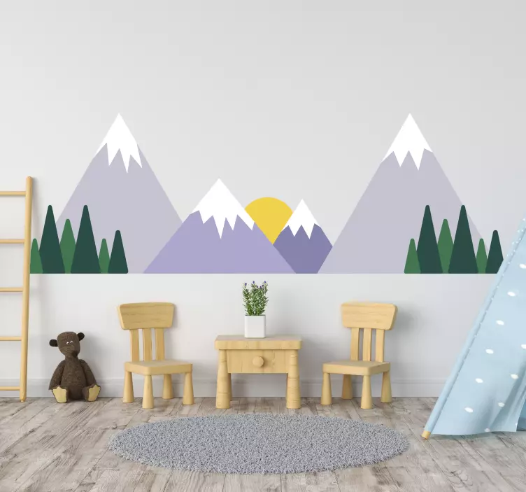 Outdoor Nature Landscape Wall Sticker - TenStickers