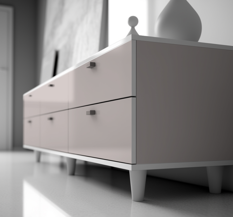 Pastel gray plain vinyl sticker - TenStickers