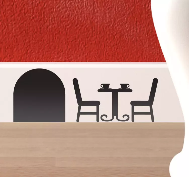 Pérez the rat kids sticker with terrace - TenStickers