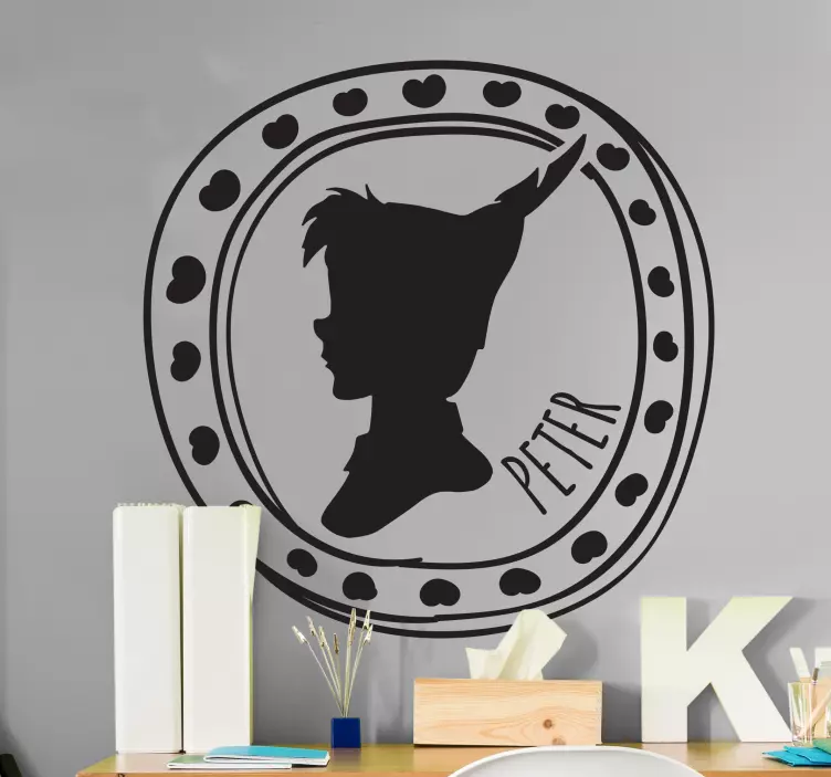 Personalised Child Portrait Wall Sticker - TenStickers