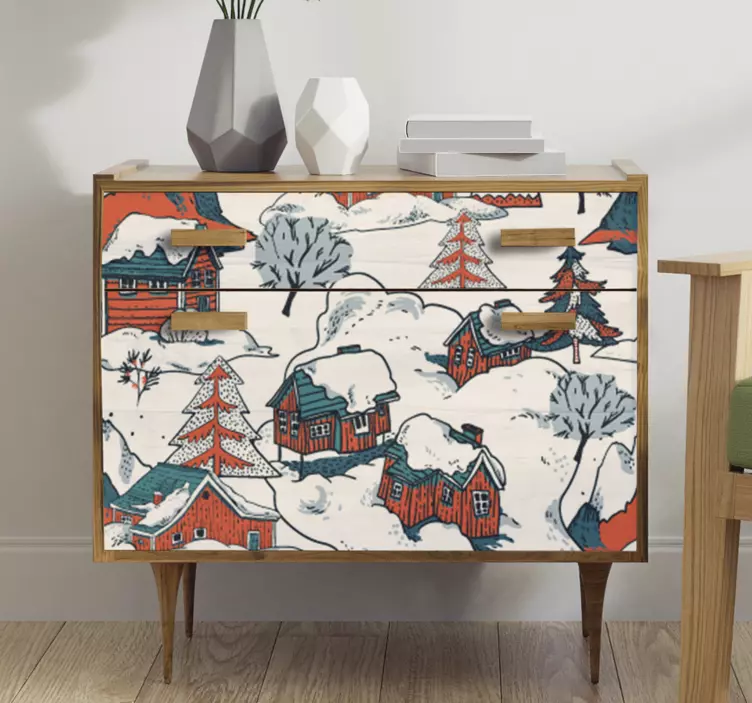 Polish-mountain furniture sticker - TenStickers