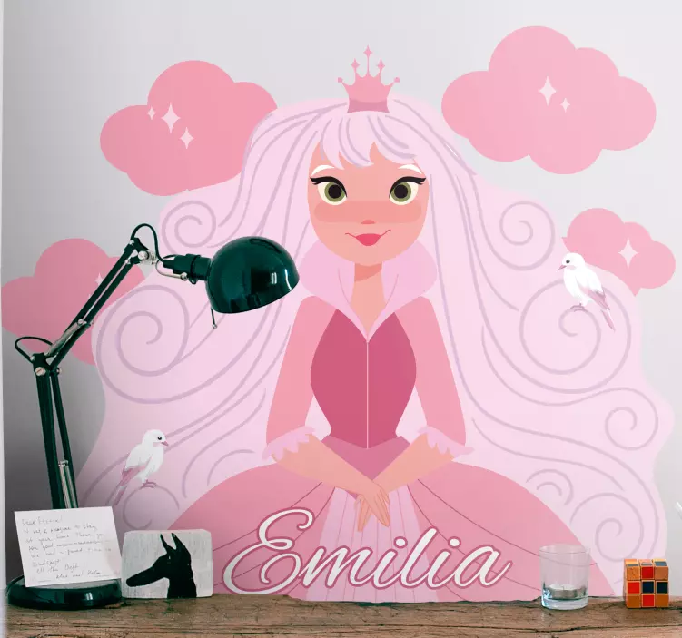 Princess Character Customization wall stickers for kids - TenStickers