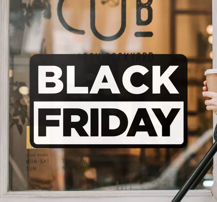 Promotional Sale Alert window decal for business - TenStickers