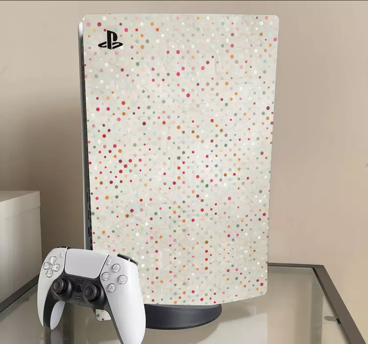 PS5 dotted skin PS5 decal - TenStickers
