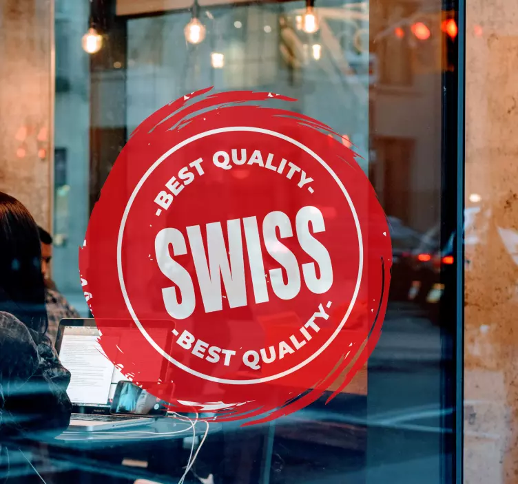 Quality Seal Emblem window decal for business - TenStickers