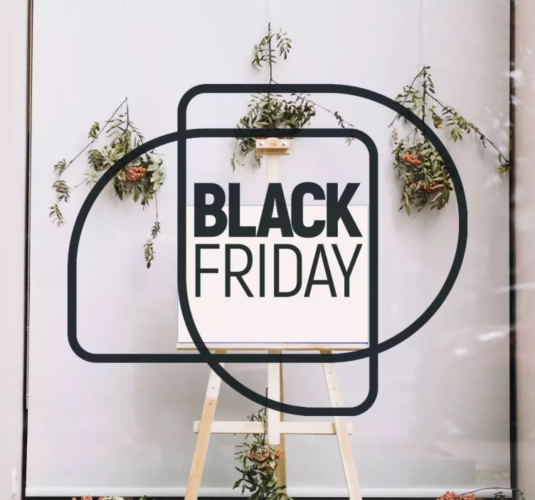 Sale Announcement Text window decal for business - TenStickers