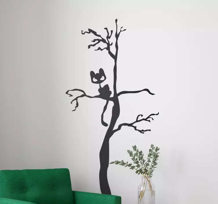 Scary Coat Hanger Wall Sticker - TenStickers