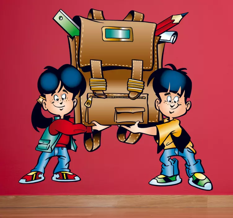School Bag Decal - TenStickers
