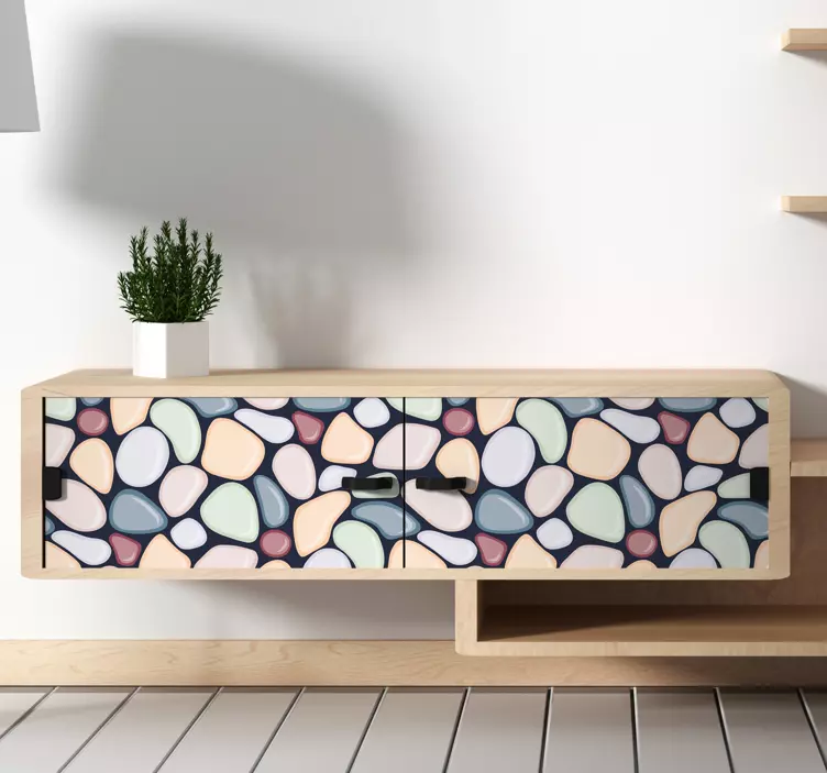 Sea Stones Wall Mural - TenStickers