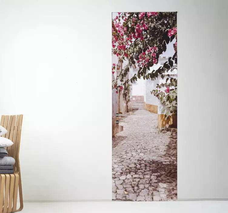 Small street door vinyl decal - TenStickers