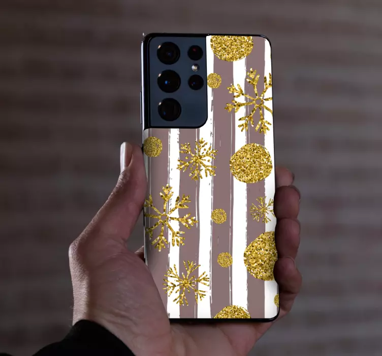 Christmas sticker snowflake design - TenStickers