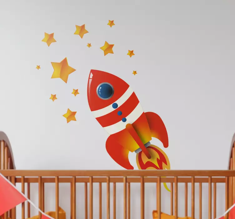 Spacecraft Kids Decal - TenStickers