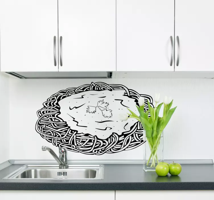Spaghetti Decal - TenStickers