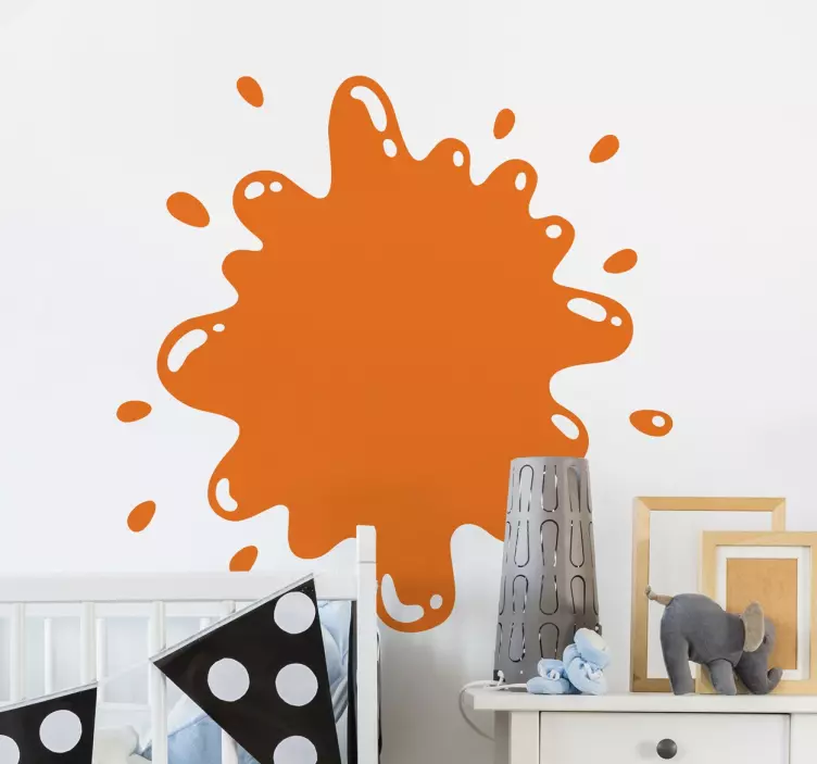 Splash of Paint Wall Sticker - TenStickers