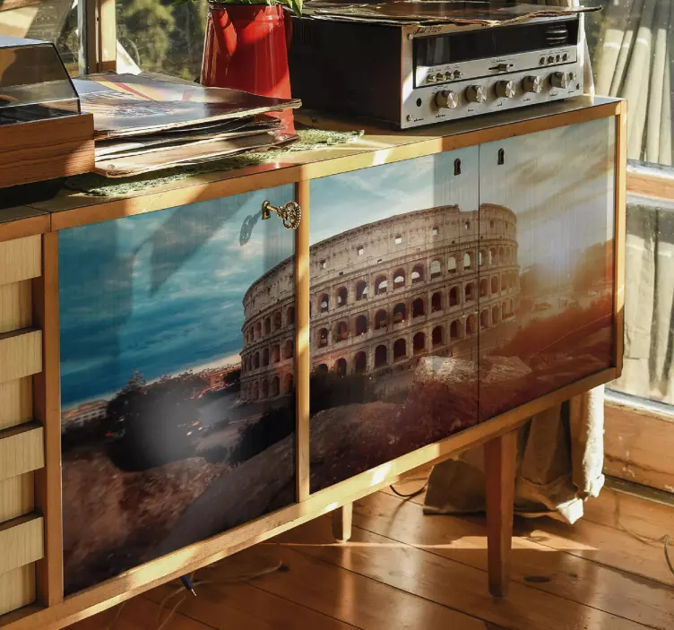 Roma Colisseum furniture decal - TenStickers