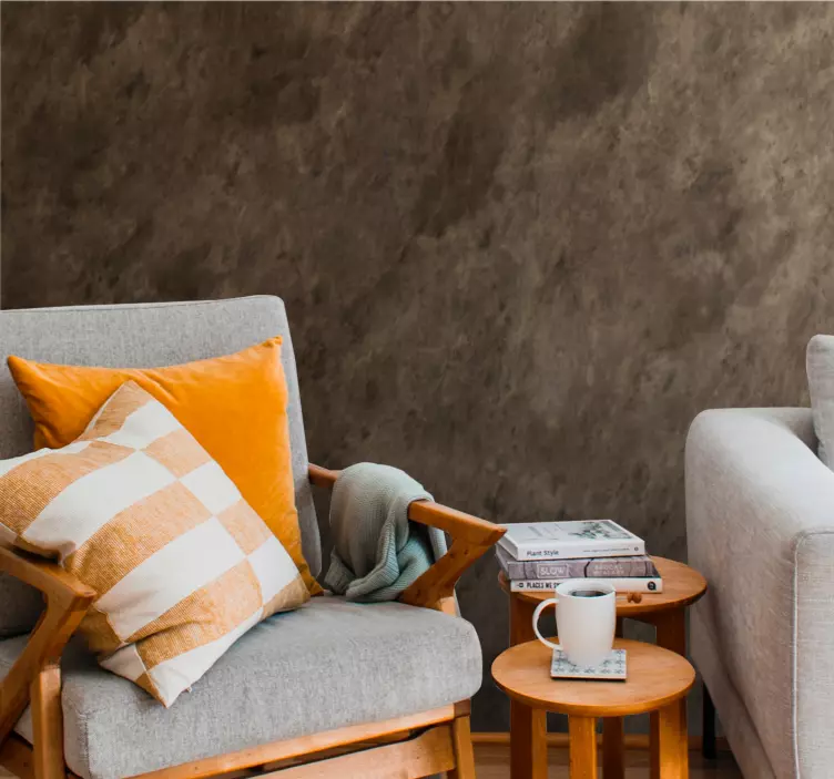 Textured neutral surface wall decal for living room - TenStickers