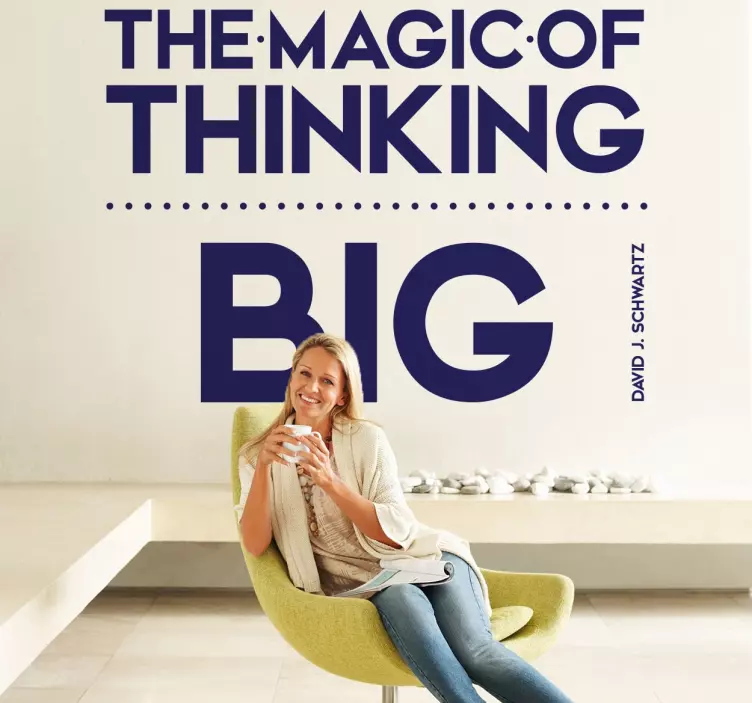 Thinking Big Wall Sticker - TenStickers