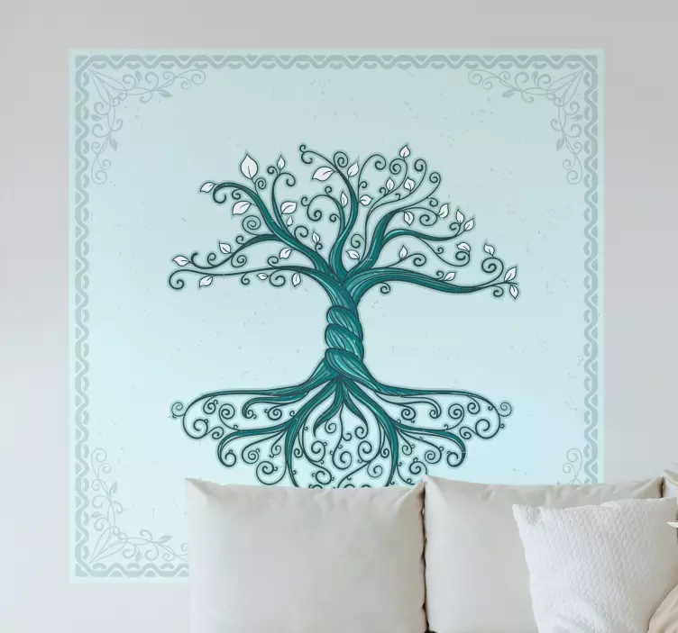 Tree of Life knot tree wall sticker - TenStickers