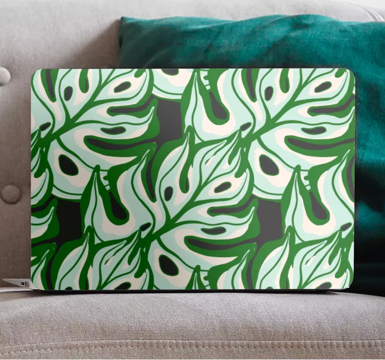 Tropical Leaf Concept laptop skin - TenStickers