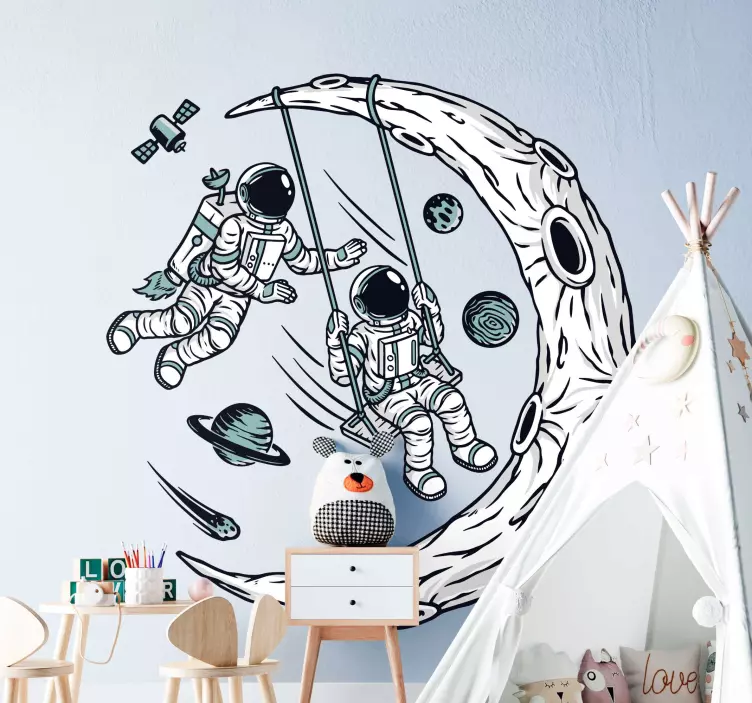 Universe is my playground space wall sticker - TenStickers