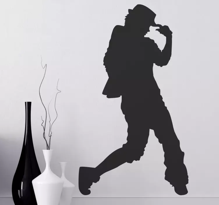 Urban Dancer Silhouette Sticker - TenStickers