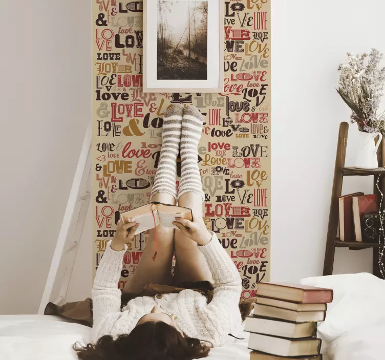 Vibrant Affection Manifestations love sticker - TenStickers