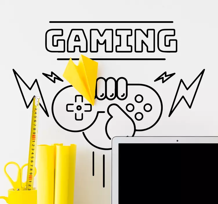 Video game decal dynamic gaming idea - TenStickers