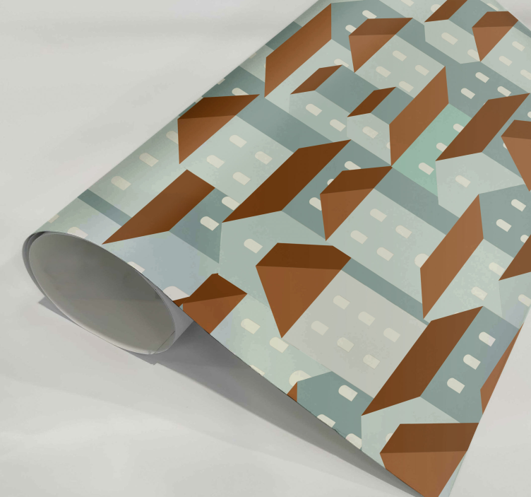 village illustration furniture decal   - TenStickers