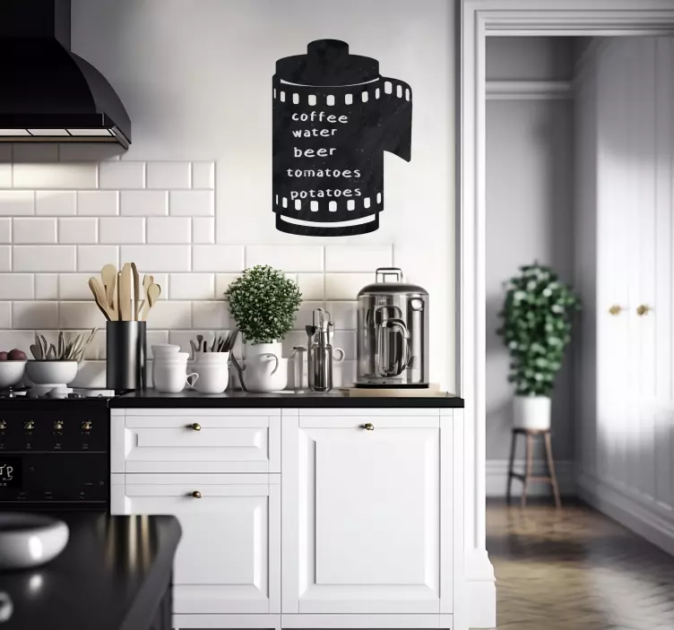 Vintage Photography Blackboard wall decor - TenStickers