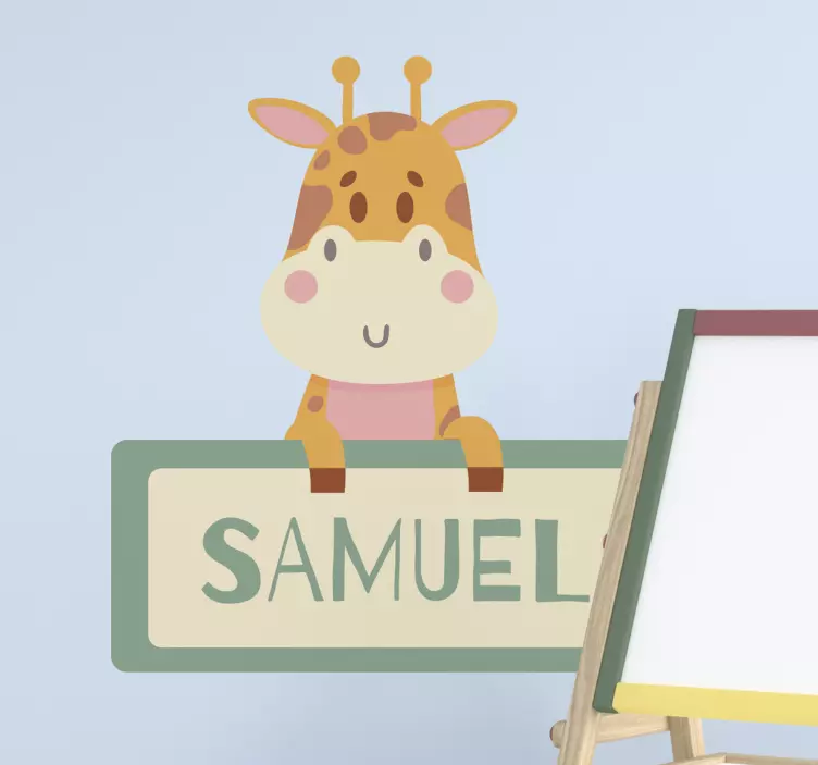 Wall stickers for kids adorable giraffe figure - TenStickers