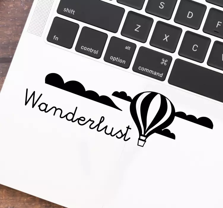 Wanderlust Laptop Sticker - TenStickers