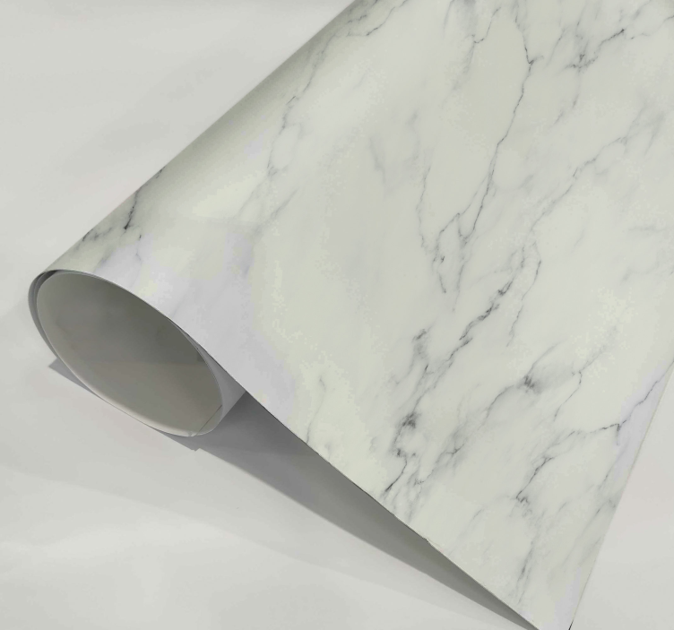 White Marble furniture decal   - TenStickers