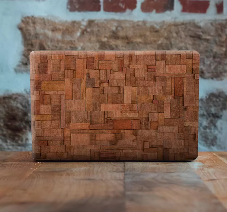 Wooden Pattern Cover laptop skin - TenStickers