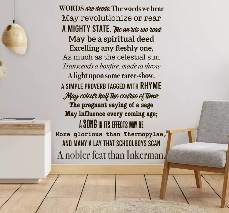 Charles Harpur Australian quote stickers - TenStickers