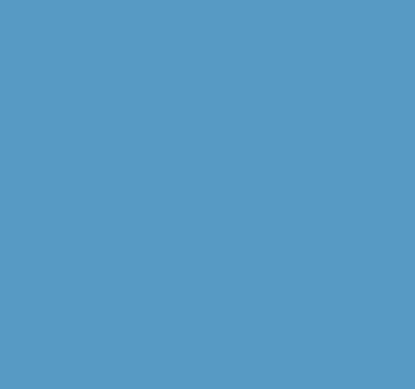 Monochrome blue fridge sticker - TenStickers